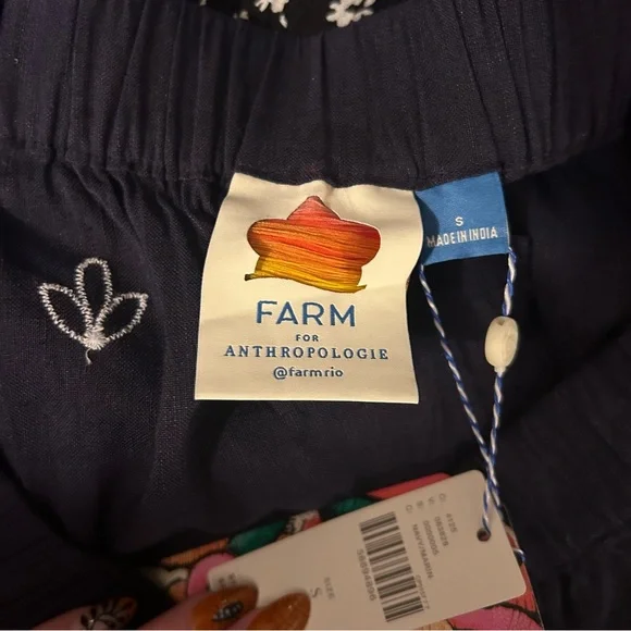 FARM Rio Navy Off-Shoulder Jumpsuit - Picture 13 of 14